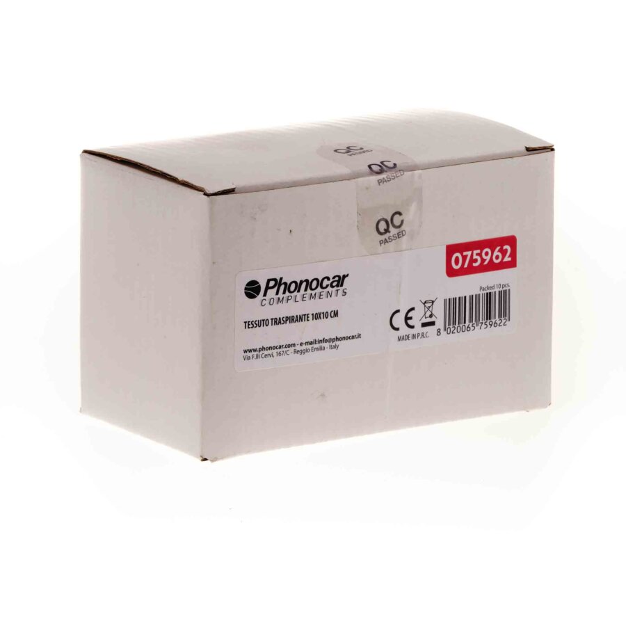 Tissu Respirant 10 X 10 Cm Pour Lampes Led 10 Pièces