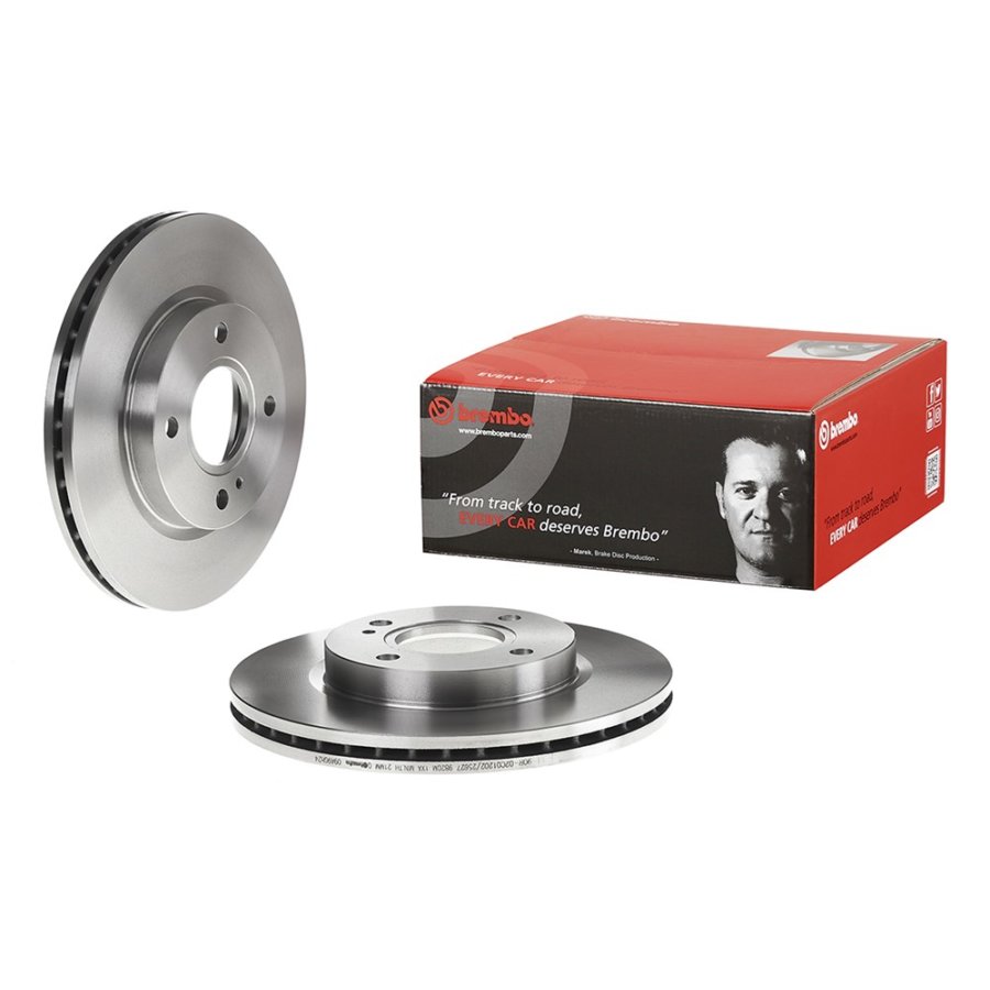 2 Disques De Frein Brembo 09.a968.24