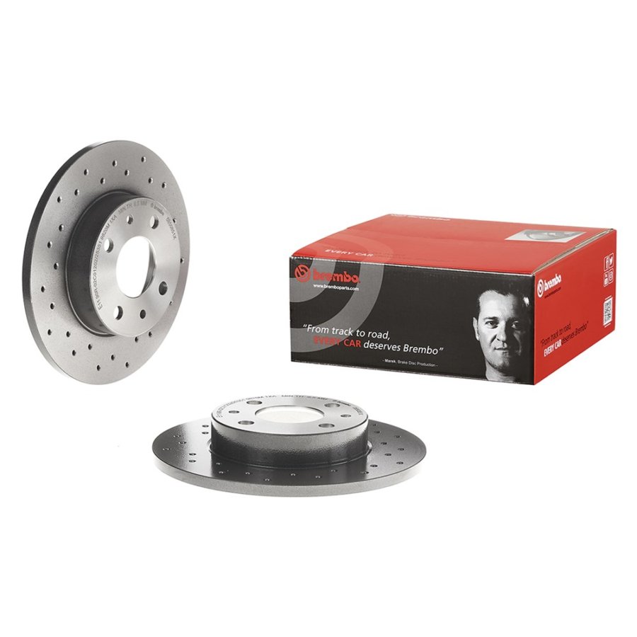 2 Disques De Frein Brembo Xtra Vernis Uv 08.5085.1x