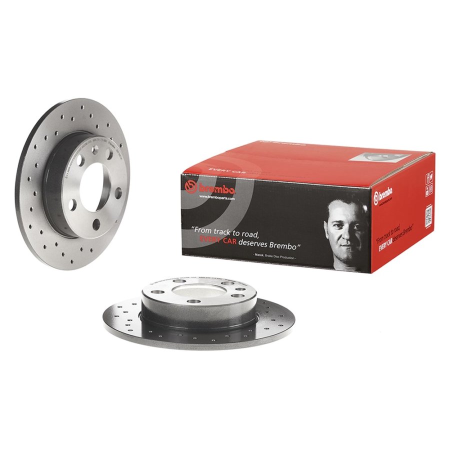2 Disques De Frein Brembo Xtra Vernis Uv 08.7165.1x