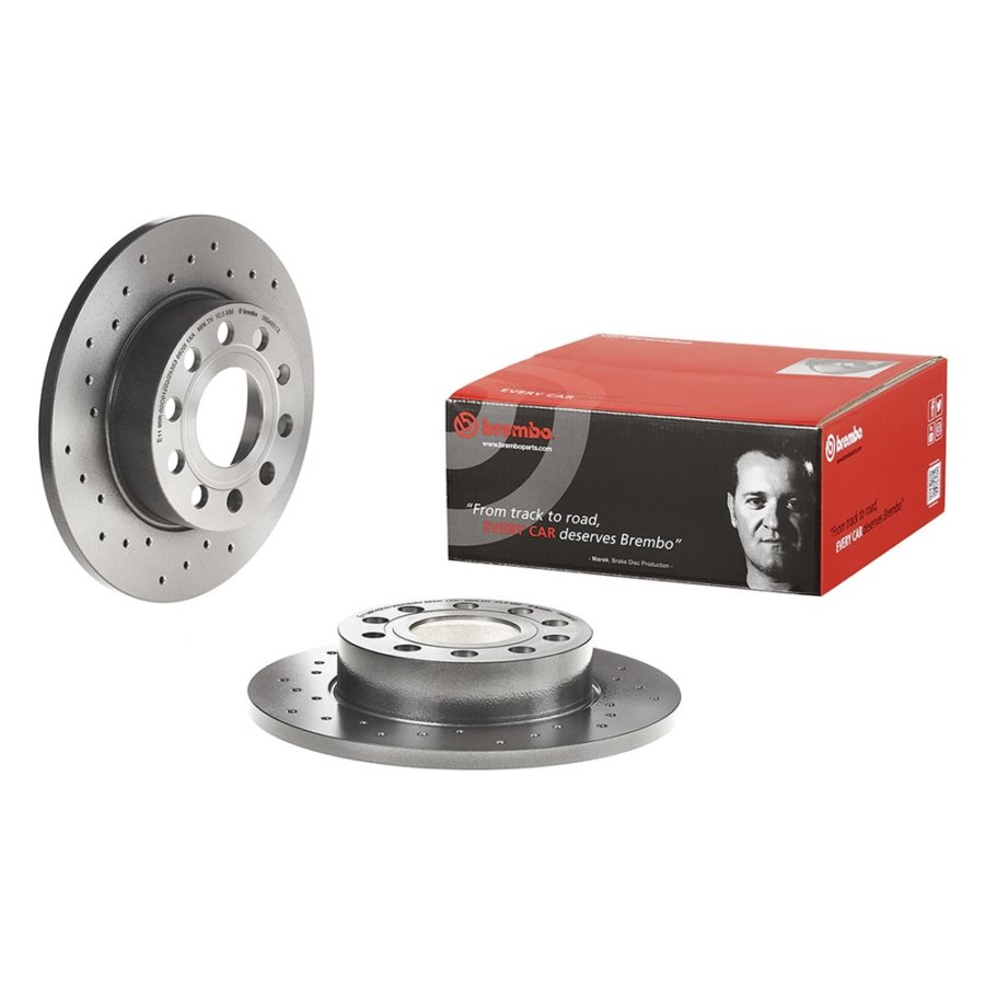 2 Disques De Frein Brembo Xtra Vernis Uv 08.9488.1x