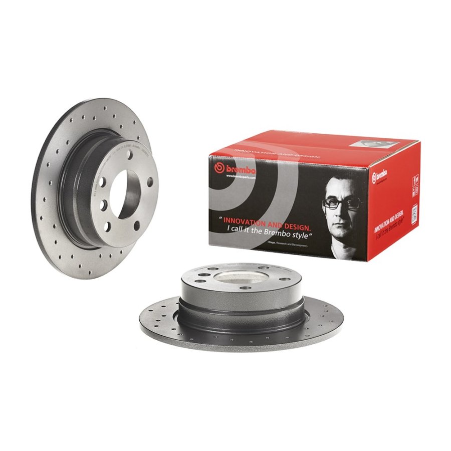 2 Disques De Frein Brembo Xtra Vernis Uv 08.9787.1x