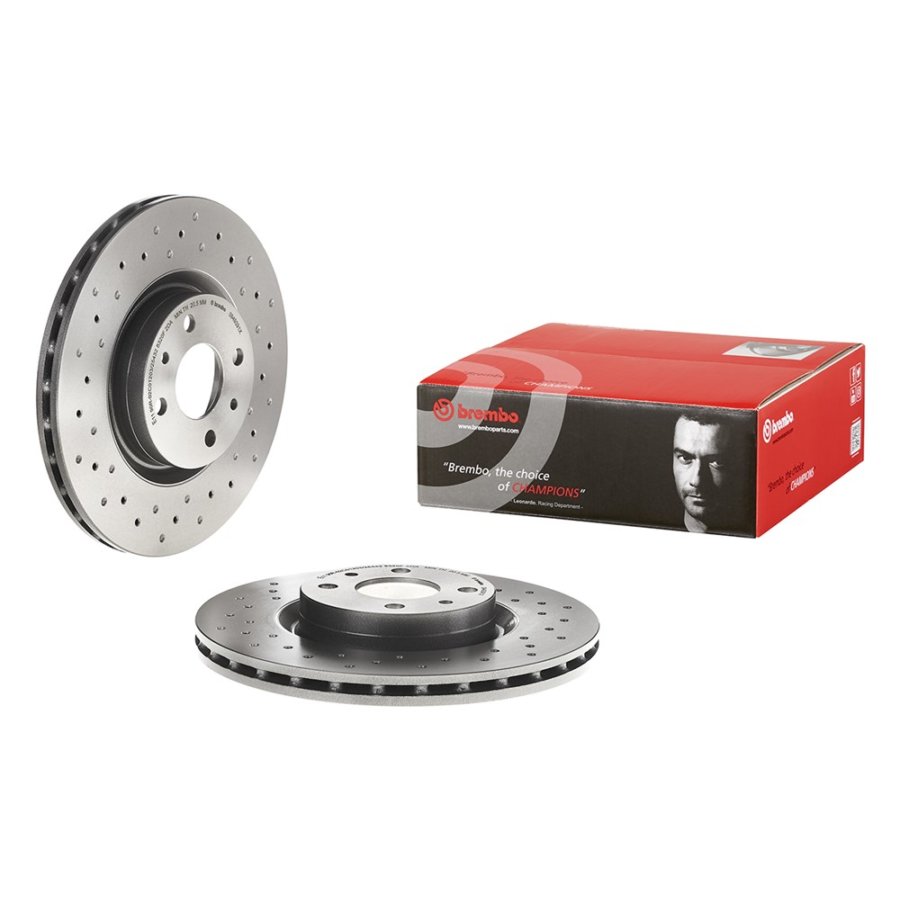 2 Disques De Frein Brembo Xtra Vernis Uv 09.4939.1x