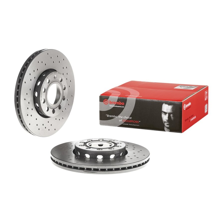 2 Disques De Frein Brembo Xtra Vernis Uv 09.5745.2x