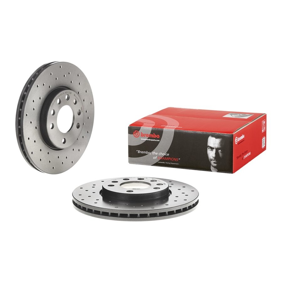 2 Disques De Frein Brembo Xtra Vernis Uv 09.9165.1x