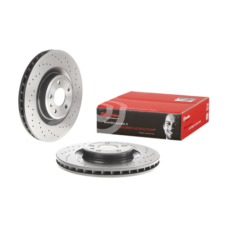 1 Disque De Frein Brembo Xtra Vernis Uv 09.b039.1x