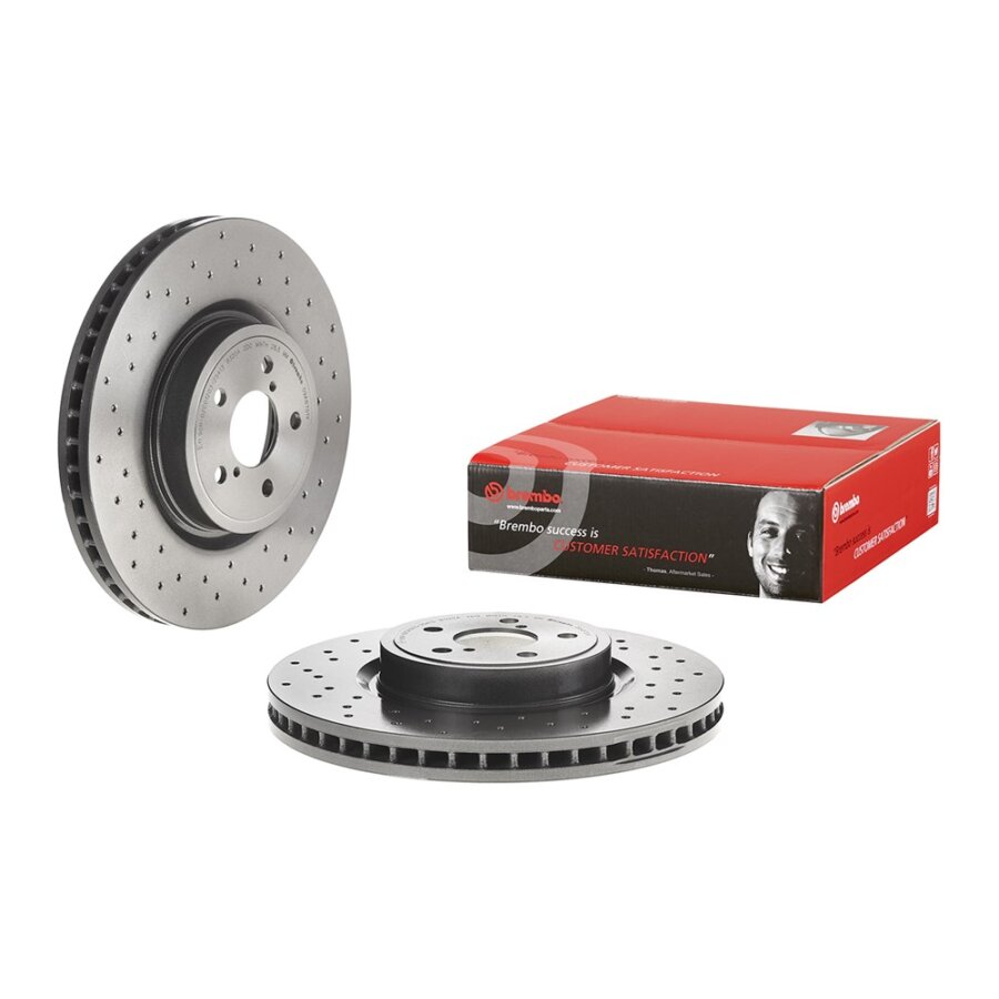 1 Disque De Frein Brembo Xtra Vernis Uv09.a870.1x