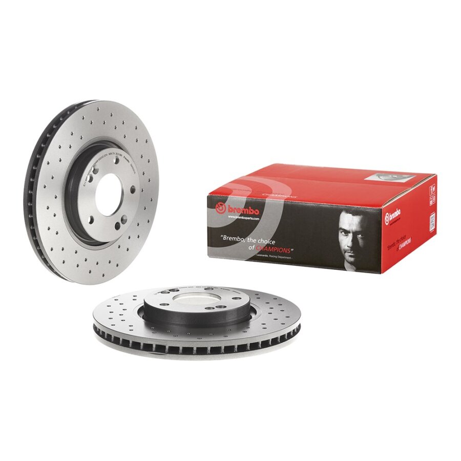 2 Disques De Frein Brembo Xtra 09.a532.2x