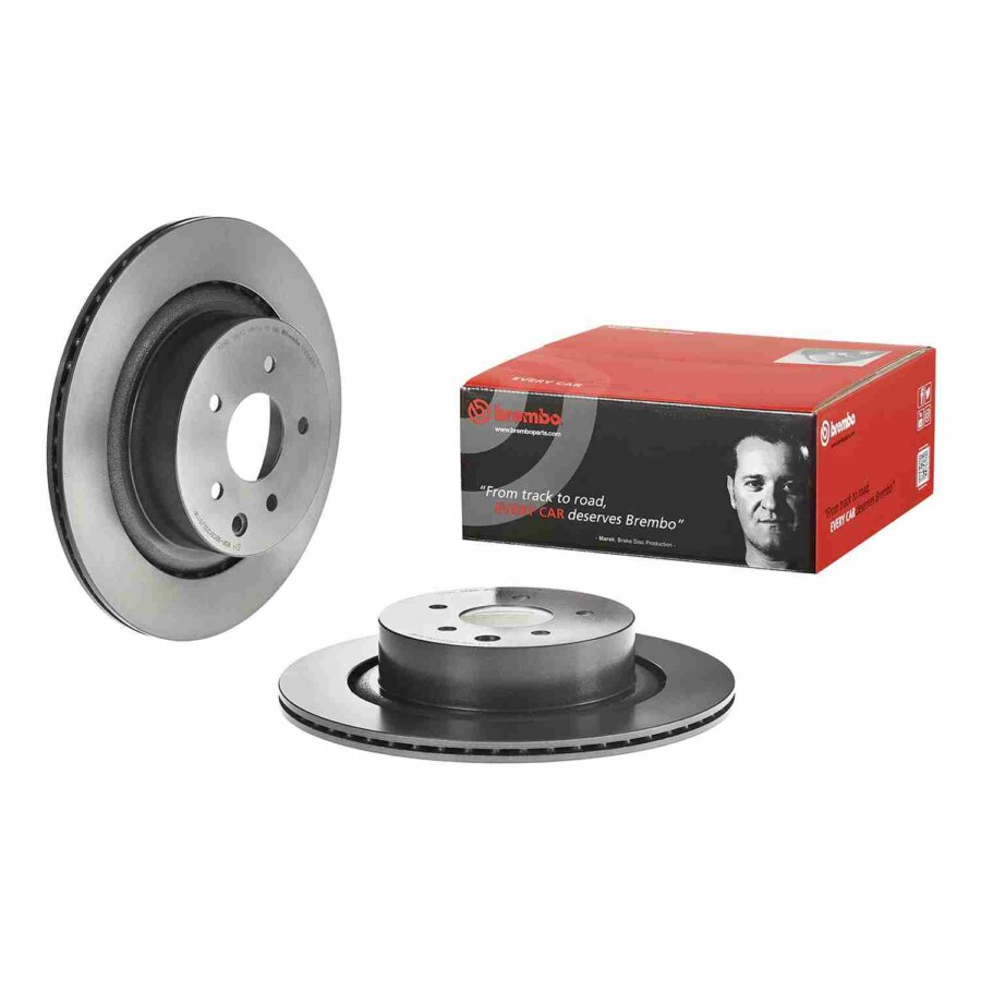 2 Disques De Frein Brembo 09.d689.11