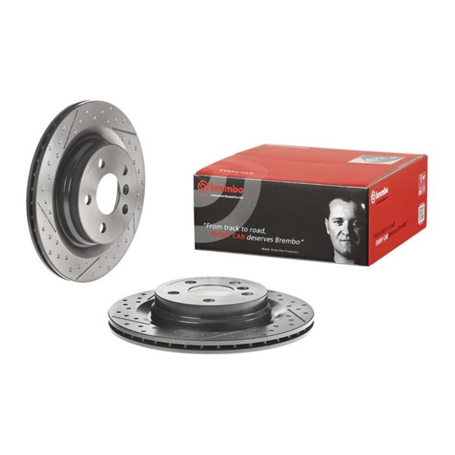2 Disques De Frein Brembo 09.c743.21