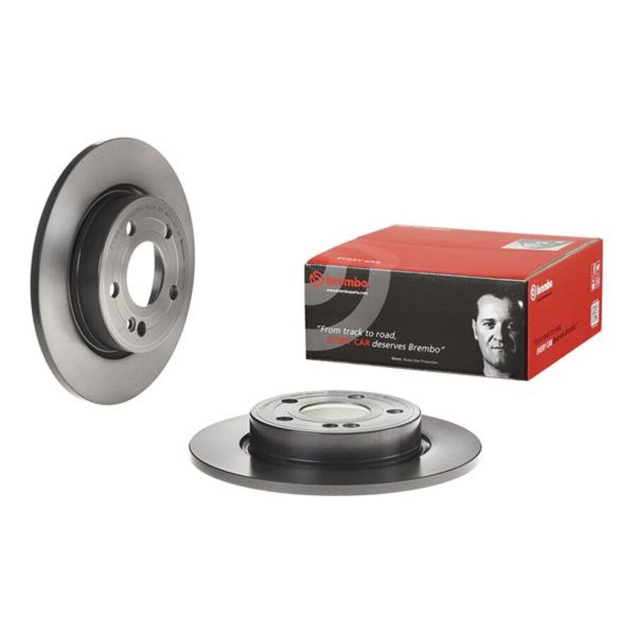 2 Disques De Frein Brembo 08.d758.11
