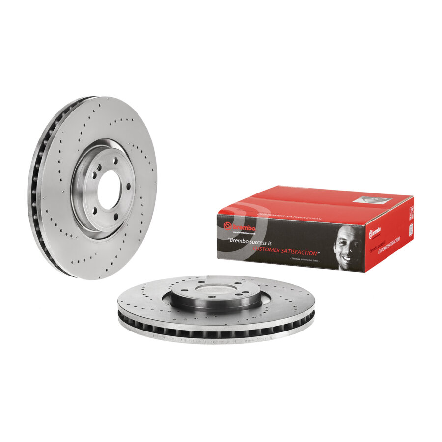 1 Disque De Frein Brembo 09.d762.10