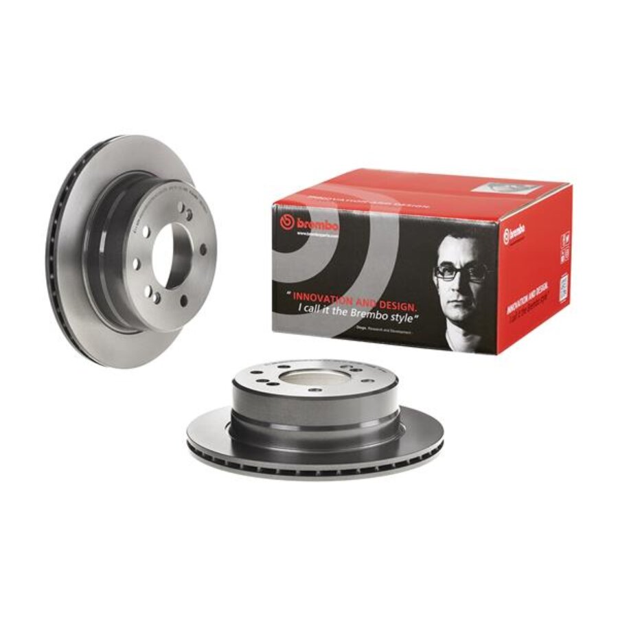 2 Disques De Frein Brembo 09.e168.11