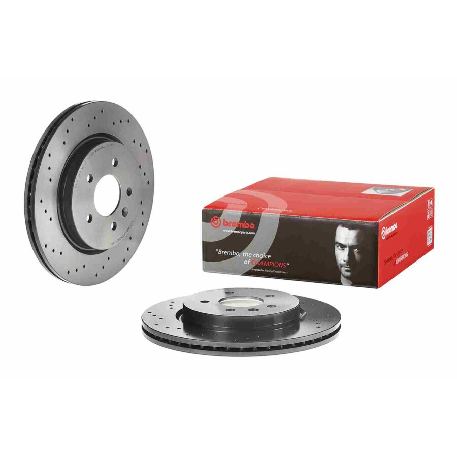 2 Disques De Frein Brembo 09.c711.21