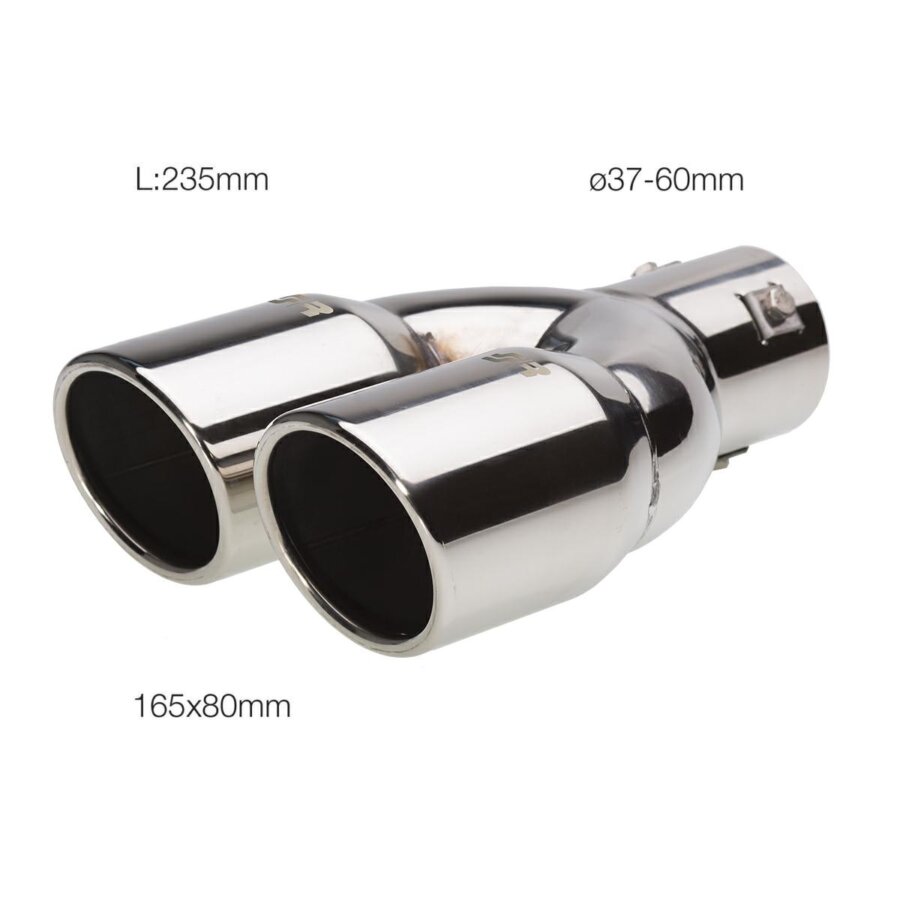Embout Échappement Double Trx18 Inox Sracing