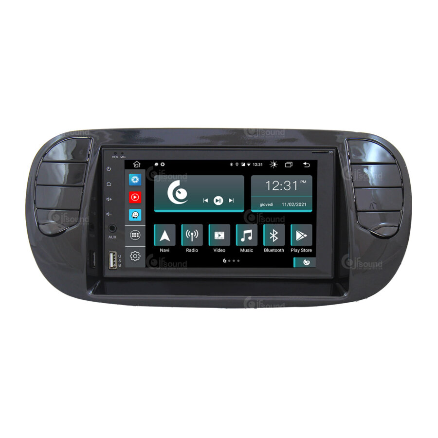 Autoradio JF Sound JF-227-X9C-FL Per Fiat 500L Restyling (2017+) – Android, CarPlay Wireless, DAB+, GPS, 4+64GB - 5