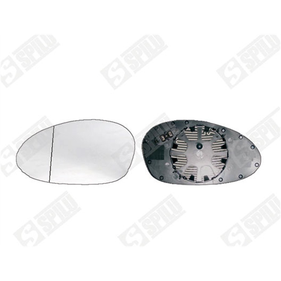 Glace De Rétroviseur Grand Angle Dégivrant Côté Passager Spilu 10448