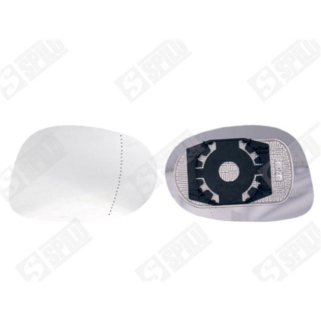Glace De Rétroviseur Grand Angle Dégivrant Côté Conducteur Spilu 10869