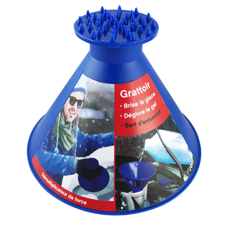 Gratte-givre Conique 2 En 1 Zigoh
