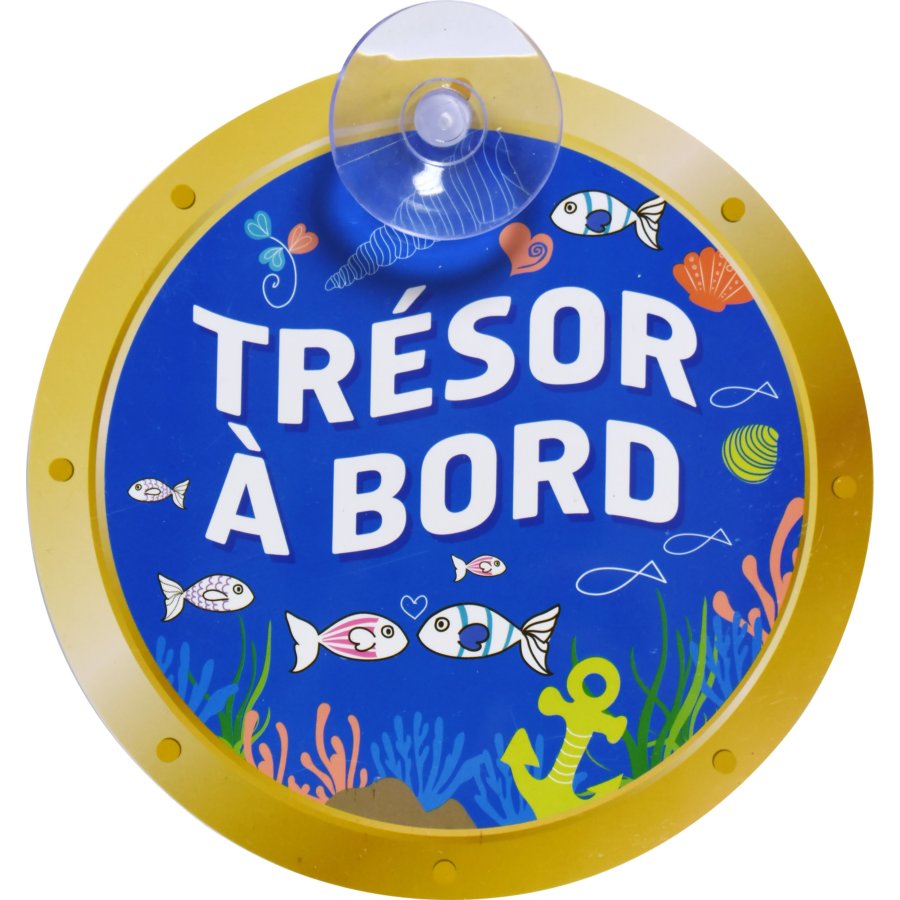 Signalétique À Ventouse Autopratic Trésor À Bord