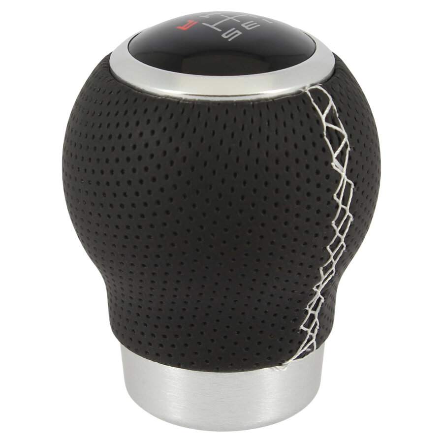Pommeau Rond Noir Sp Blanc