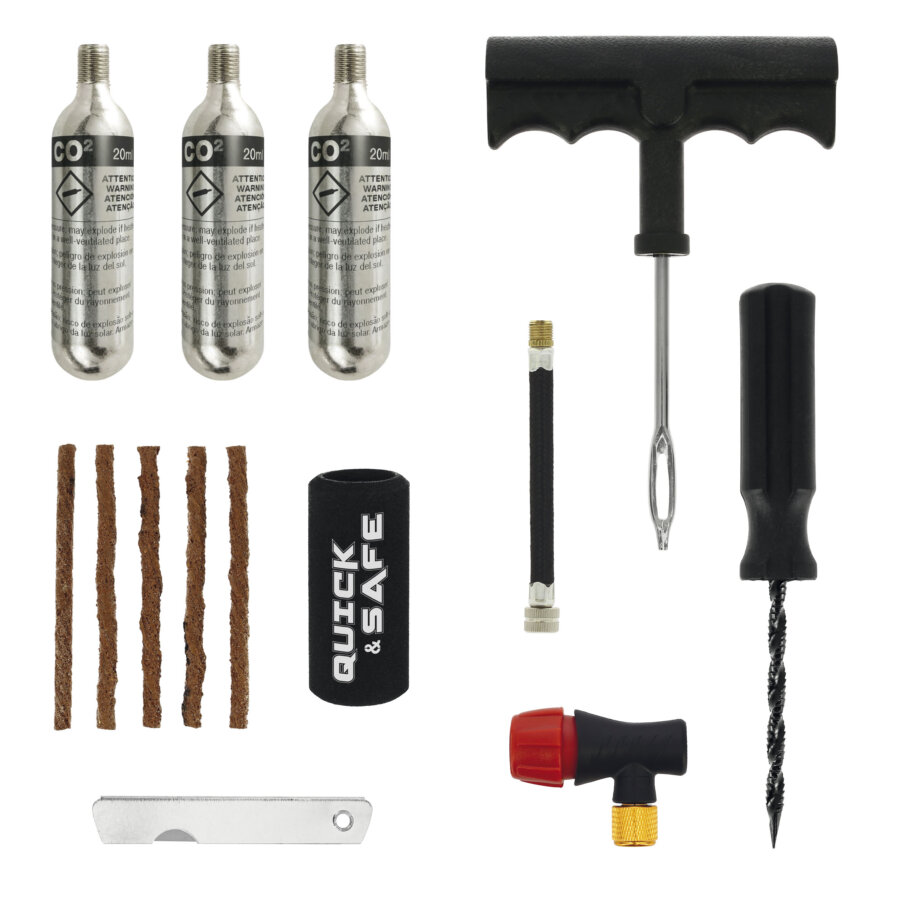 Kit De Réparation Crevaison Quick 14 Pièces