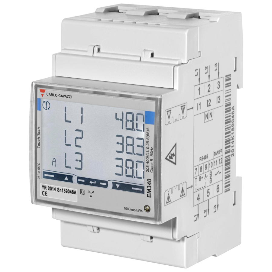 Compteur Énergétique Triphasé Power Boost Em 340 Pour Wallbox