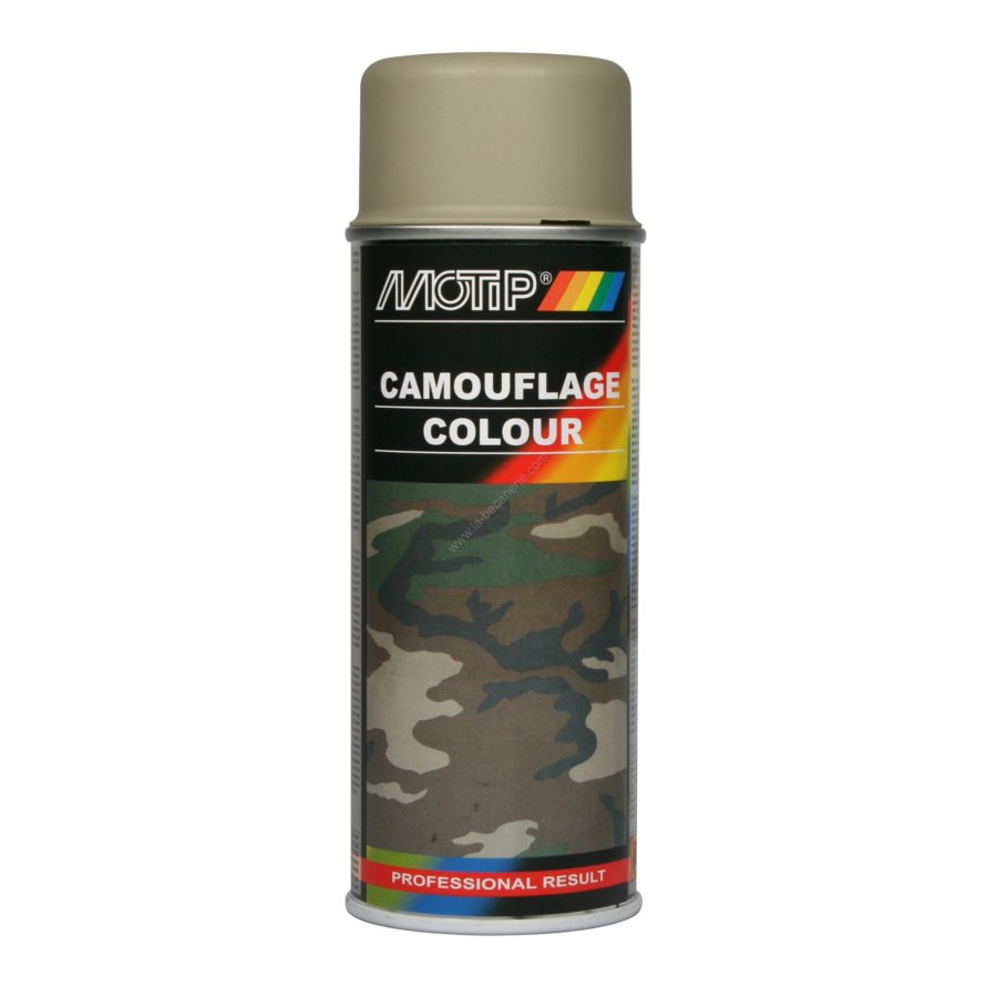 Bombe De Peinture Gris Camouflage Motip M04204 400 Ml