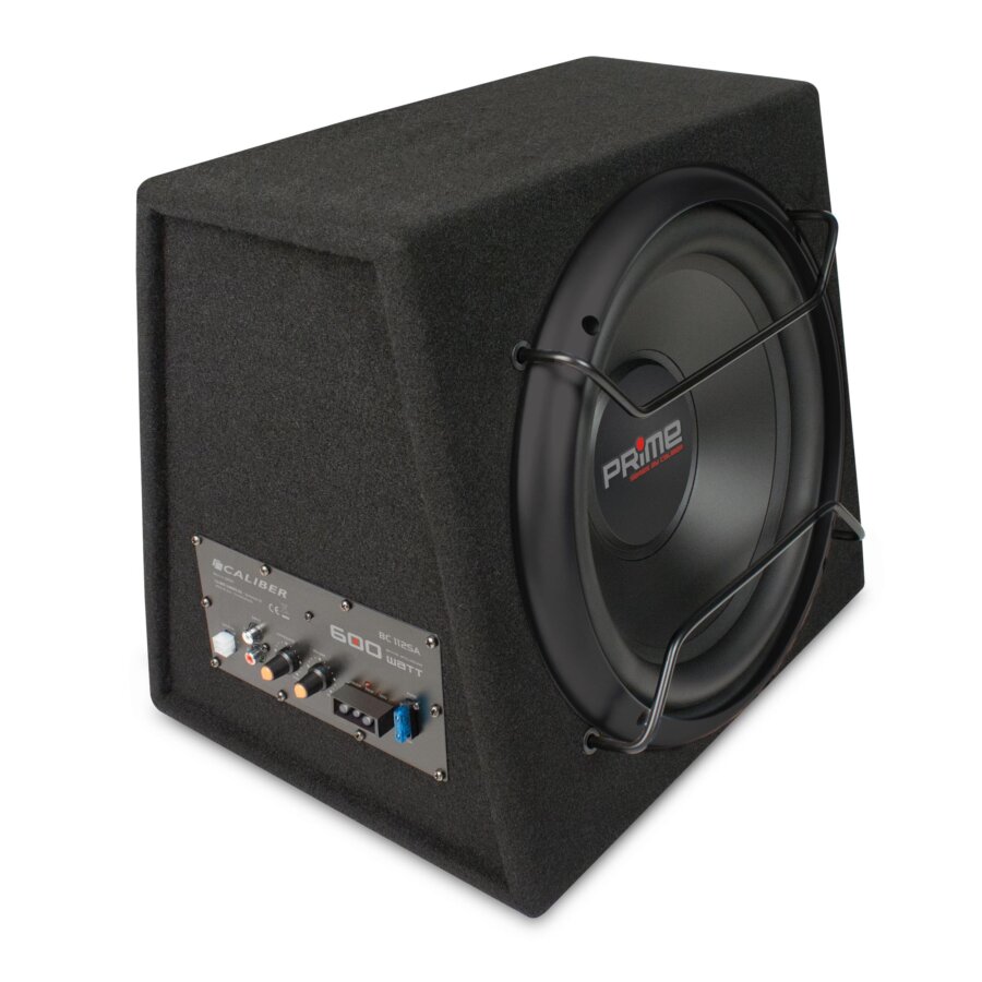 Caisson Amplifié Avec Subwoofer De 30 Cms - Double Bobine - 600w Max - 200w Rms -