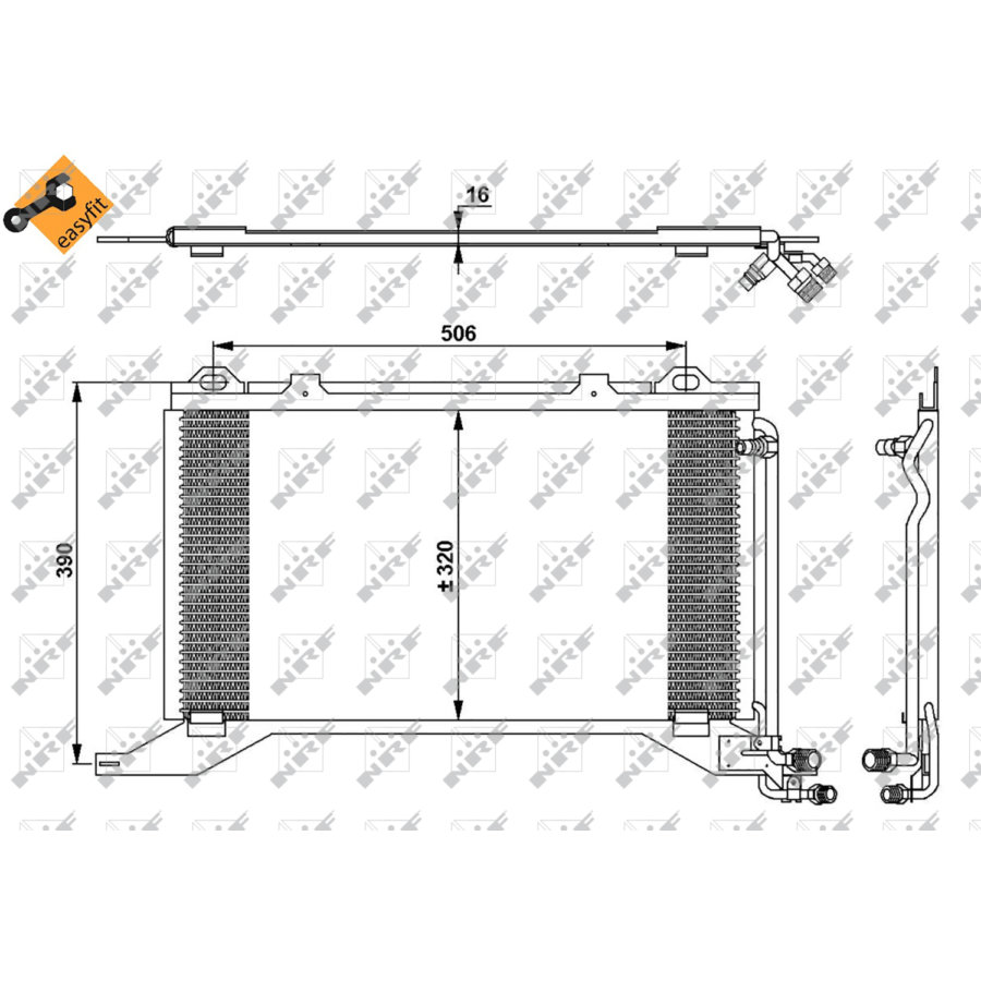 Condenseur Nrf 35245 Easy Fit