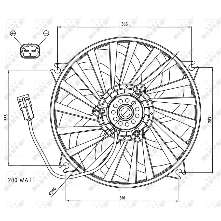 Ventilateur De Radiateur NRF - Compatible Renault Clio V Et Captur II - Pièce Neuve