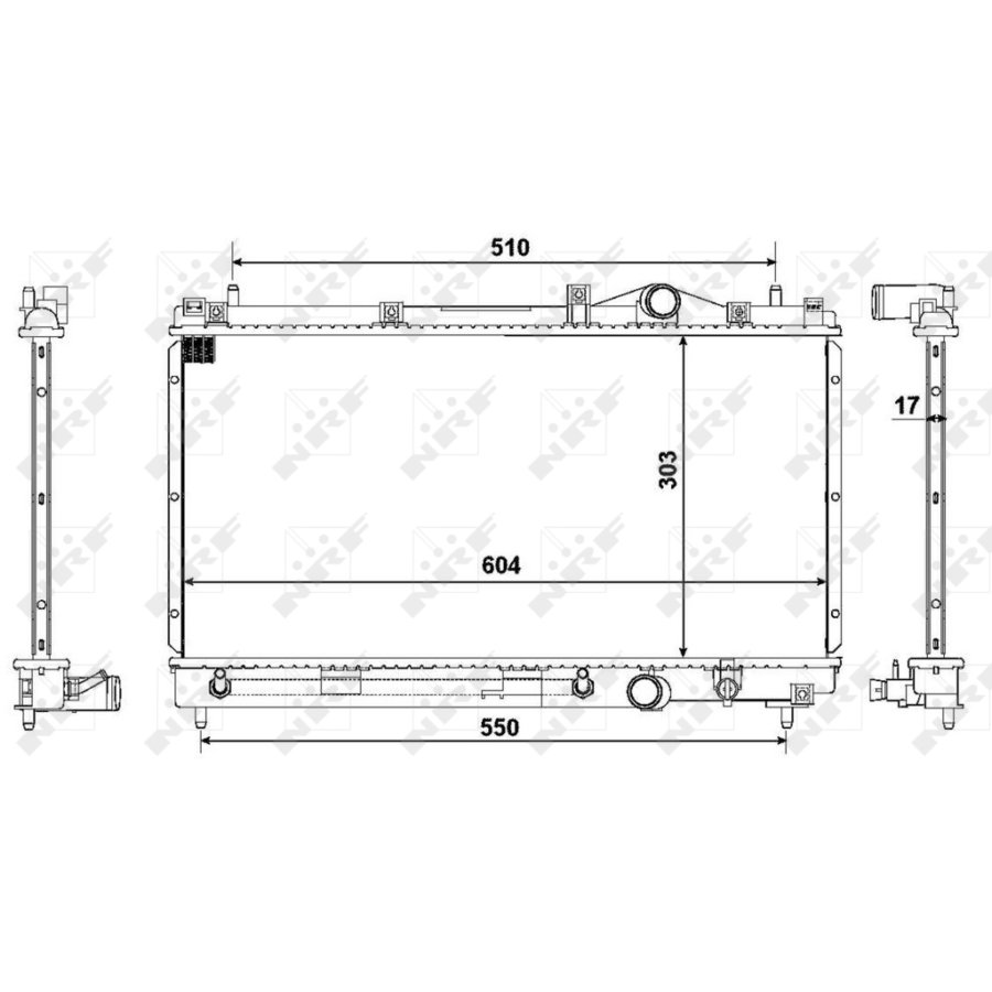 Nrf 503292 Radiator Radiateur NRF 50332 EASY FIT - Norauto