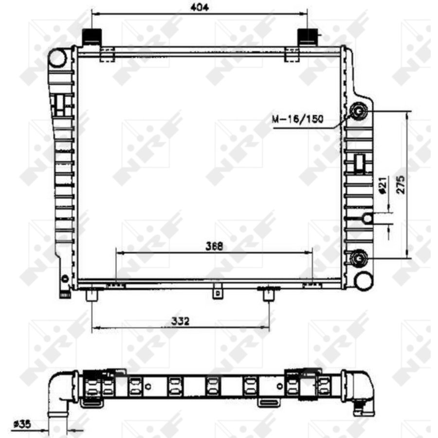 Radiateur Nrf 50534