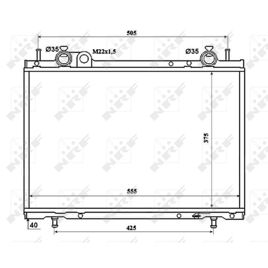 Radiateur Nrf 53201
