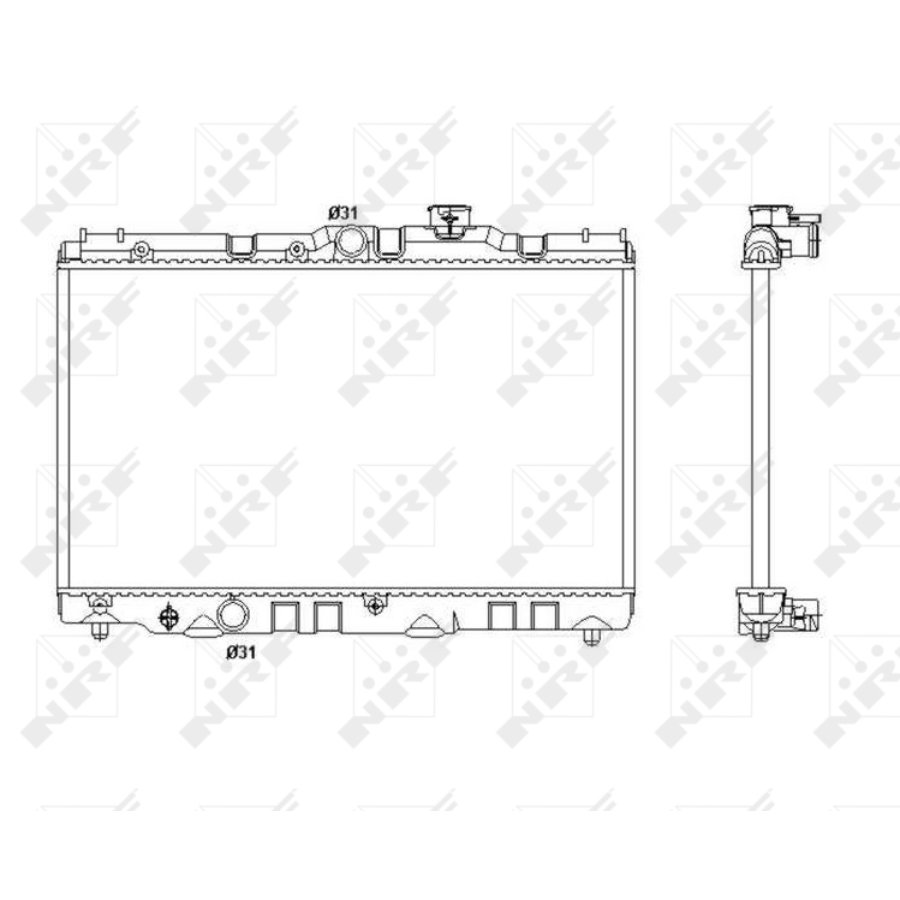 Radiateur Nrf 53399