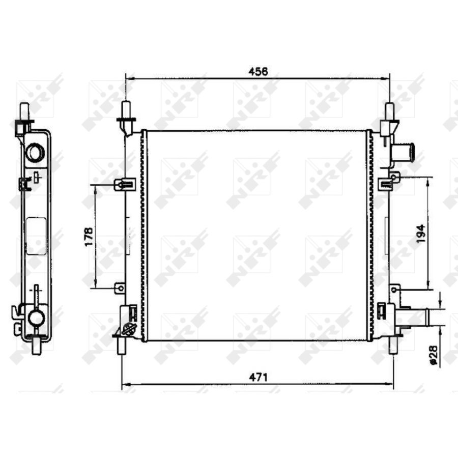 Radiateur Nrf 54601