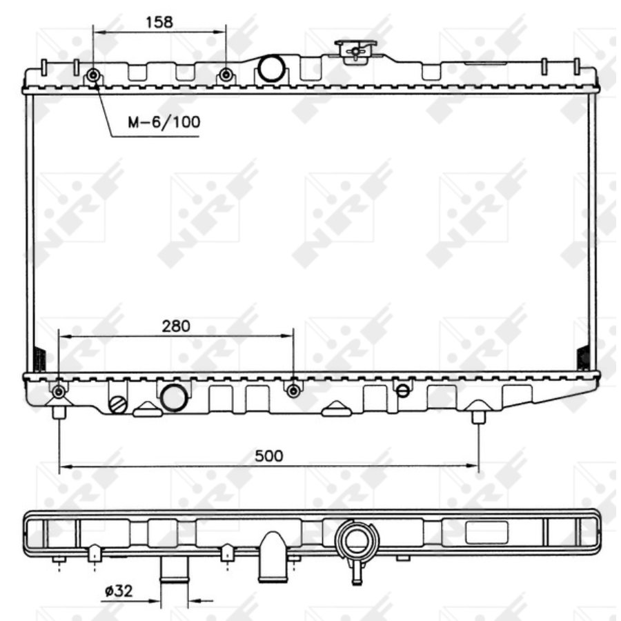 Radiateur Nrf 507581