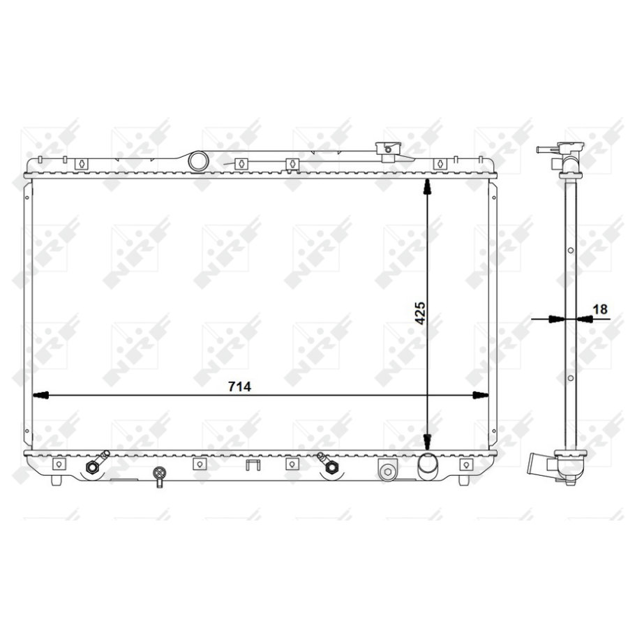 Radiateur Nrf 516721 Easy Fit