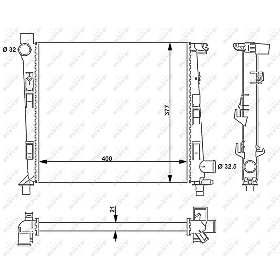 Radiateur Nrf 54717