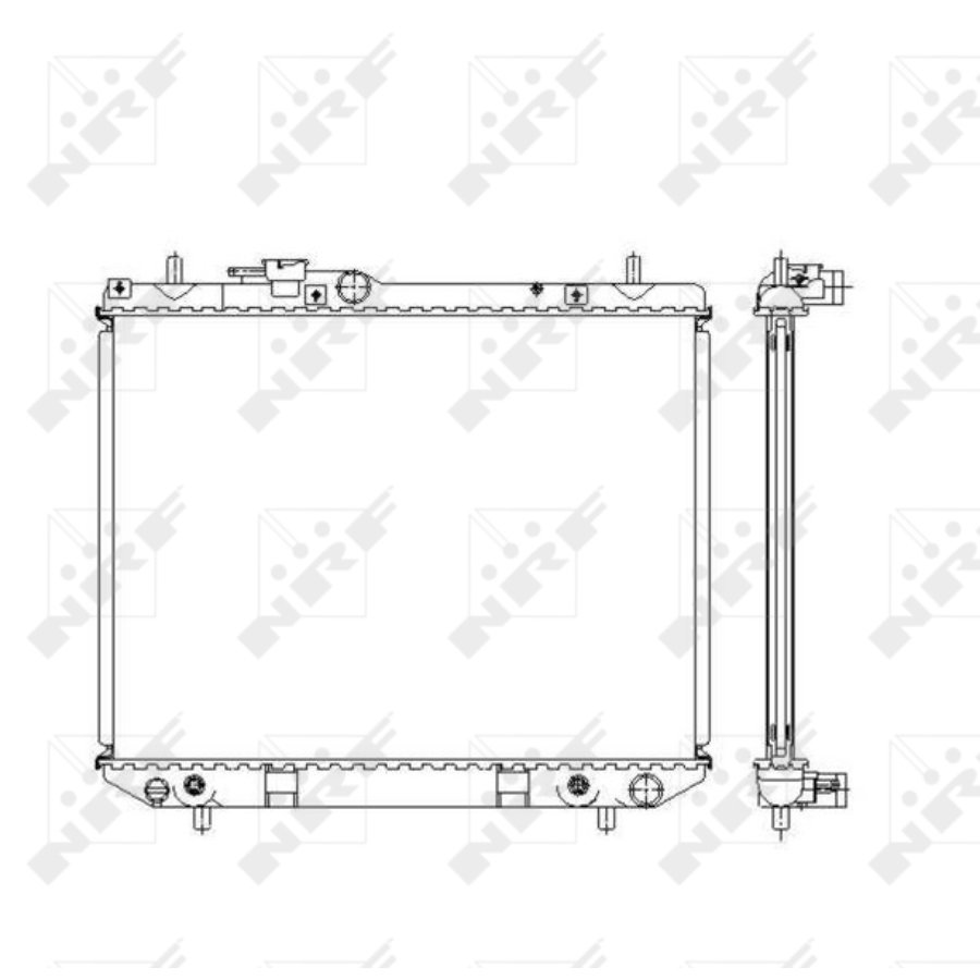 Radiateur D'huile NRF 31173 - Compatible Audi TT, VW Golf GTI, Tiguan, A3, Q3 - Pièce Qualité OE - 6