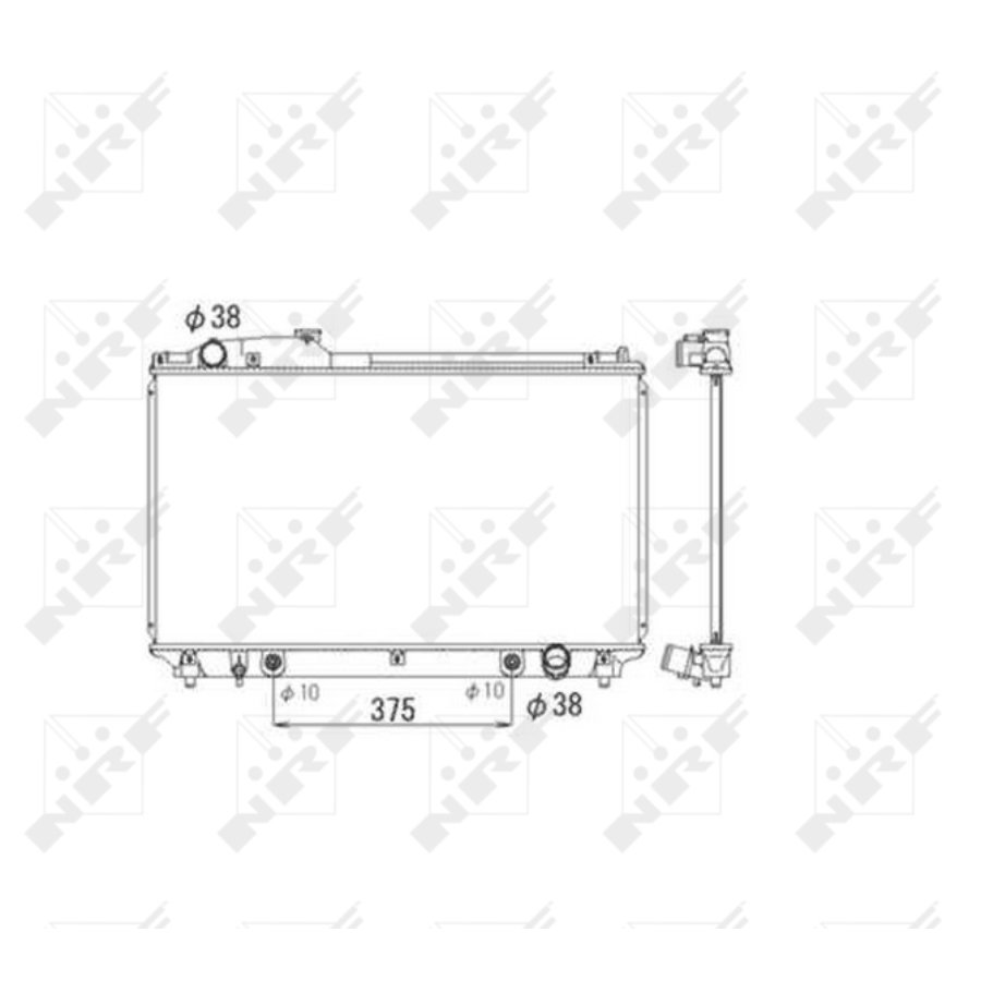 Radiateur Nrf 53584