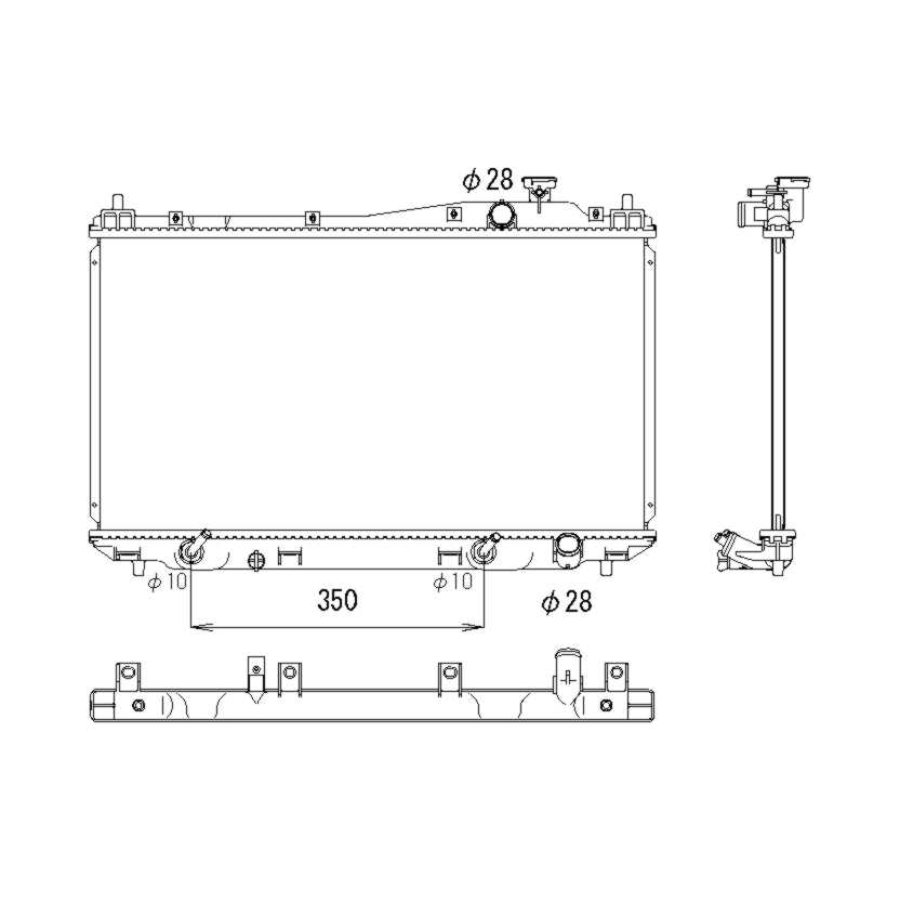 Radiateur D'huile NRF 31173 - Compatible Audi TT, VW Golf GTI, Tiguan, A3, Q3 - Pièce Qualité OE - 3