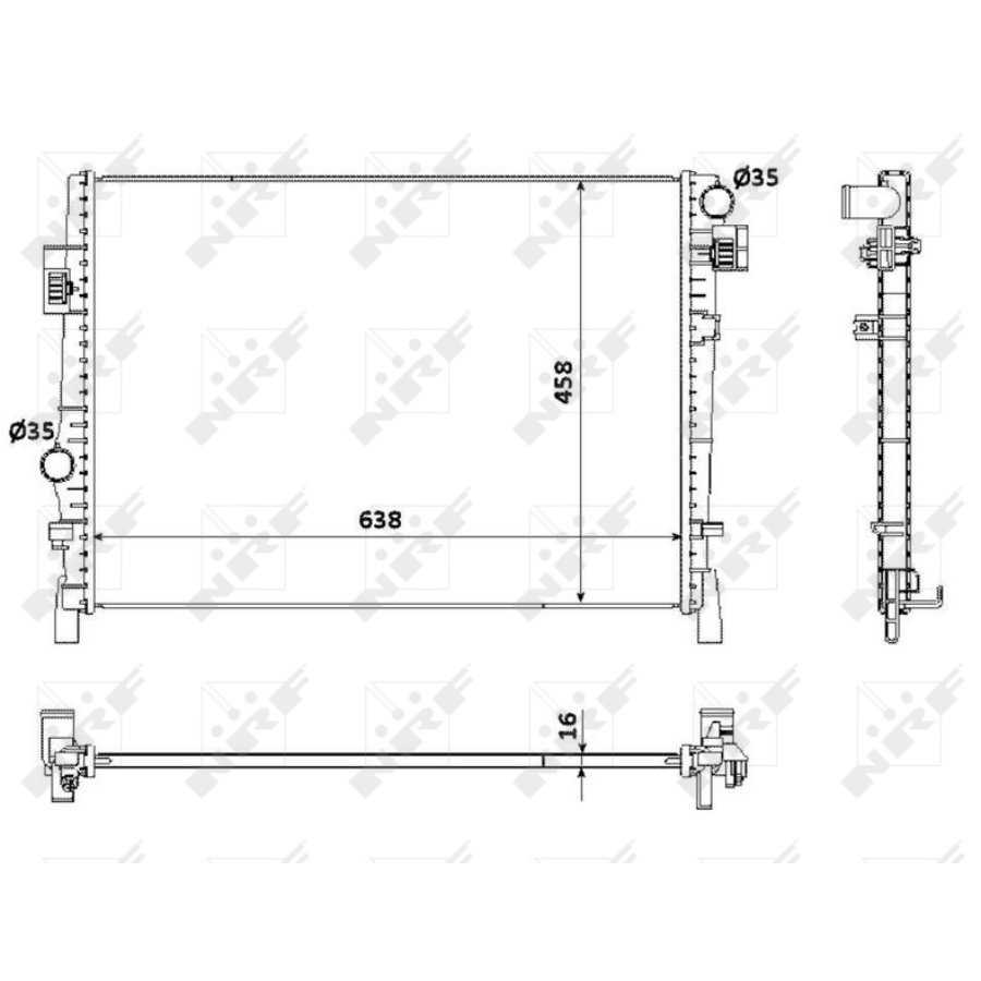 Radiateur Nrf 53901