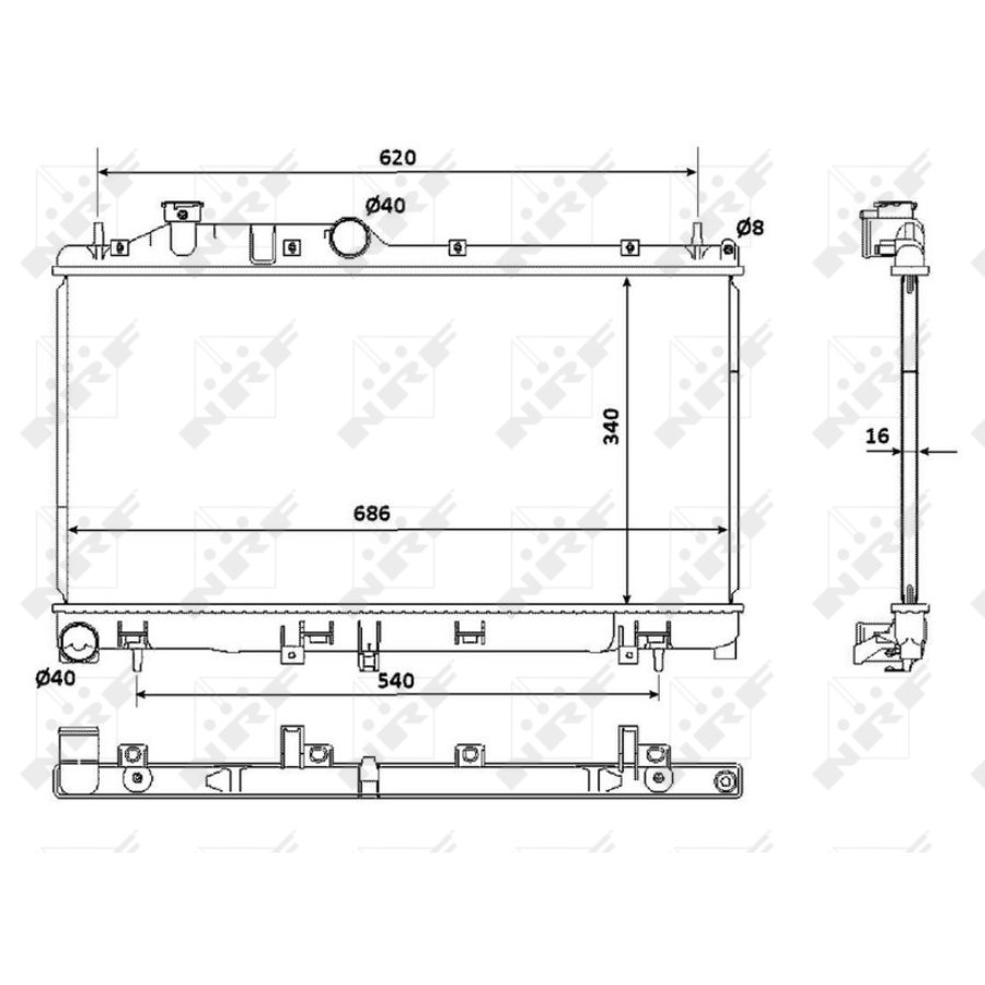 Radiateur Nrf 53929