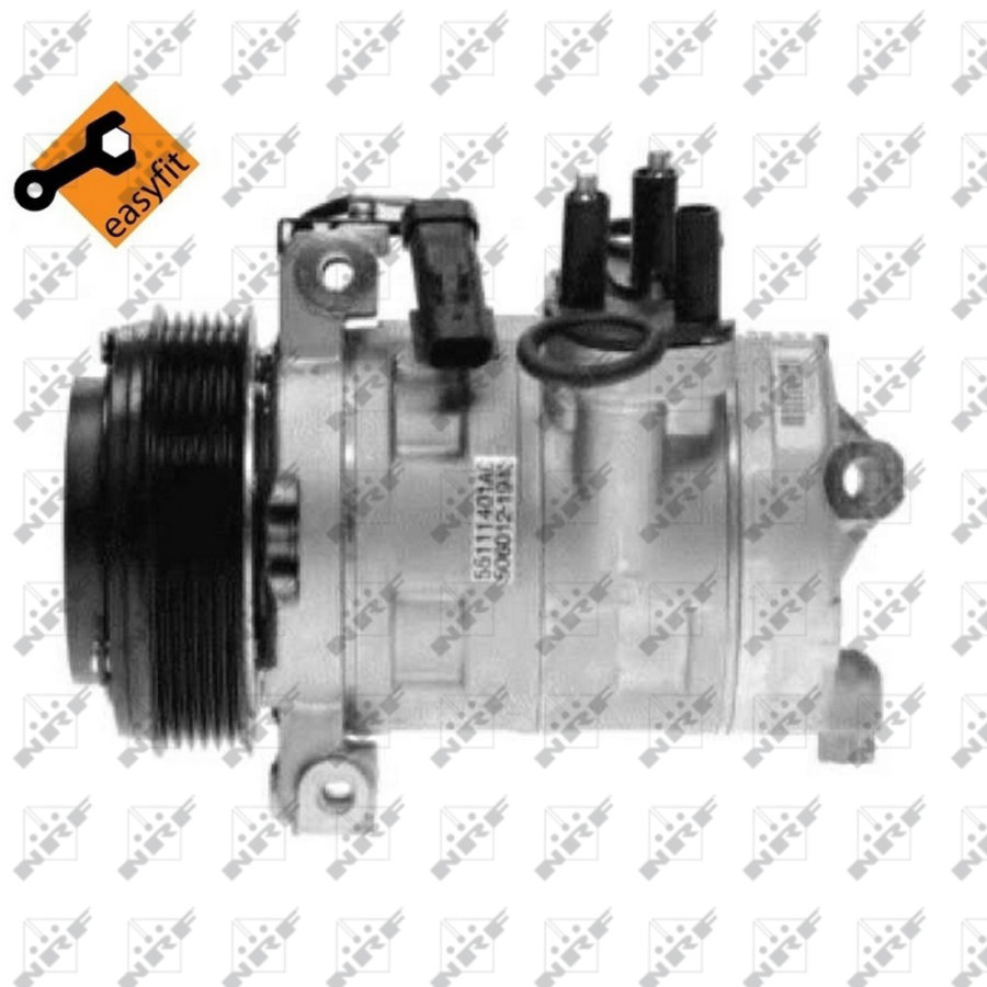 Compresseur De Climatisation NRF 320158 Pour Porsche Macan (95B) – Réfrigérant R134a, 6 Gorges, Compatible 3.0 Et 3.6