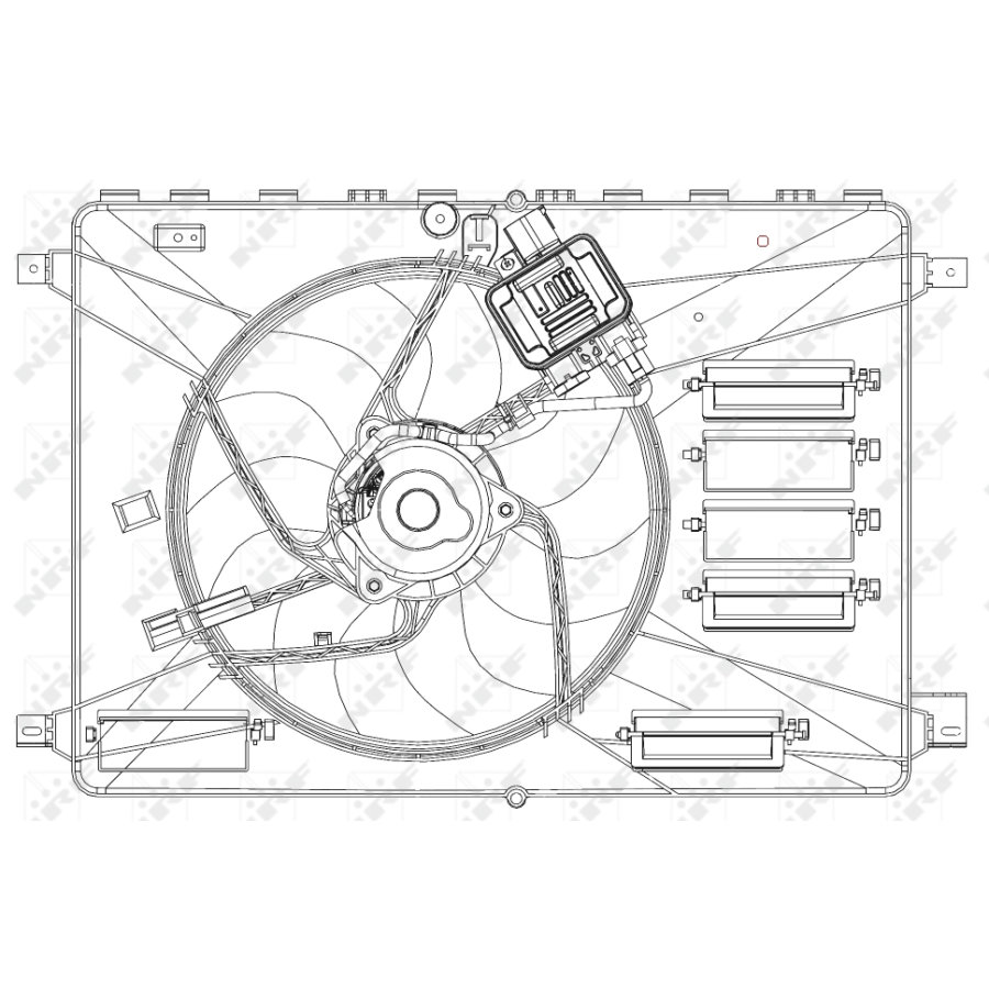 Ventilateur De Refroidissement Moteur Nrf 47627