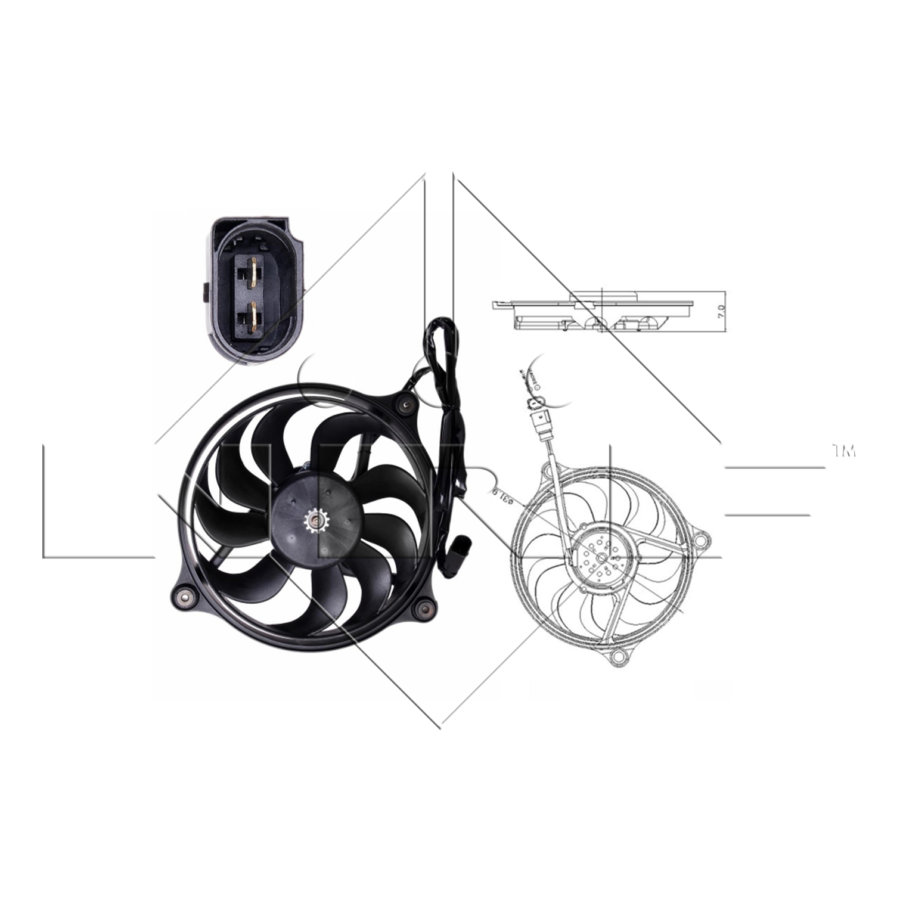 NRF 49632 Embrayage, Ventilateur De Radiateur