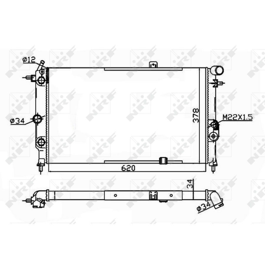 Radiateur Nrf 58973a