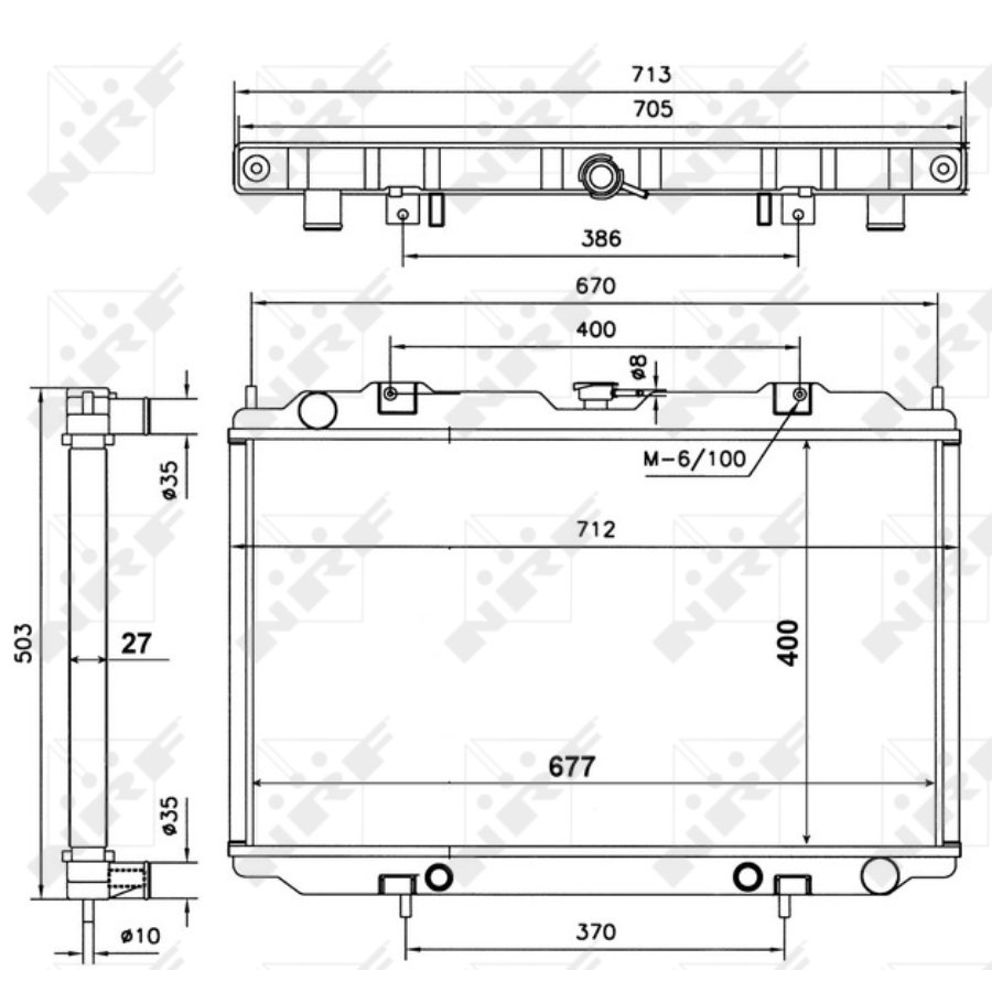 Radiateur Nrf 56087 Easy Fit