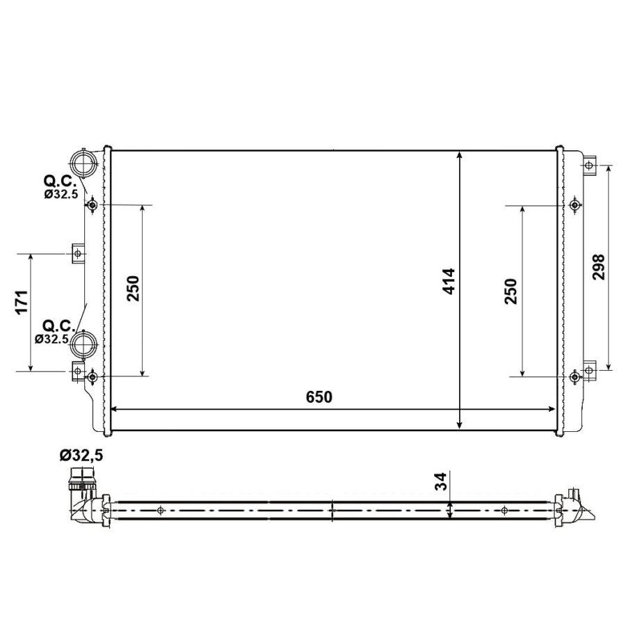 Radiateur Nrf 53406a